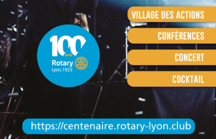 Fête du Centenaire du ROTARY à Lyon.